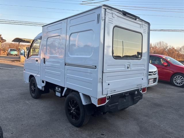 サンバートラック パネルバン　元赤帽　ＭＴ５足　４ＷＤ　塗装リフレッシュ　ＰＳ　エアコン　キーレス　ＥＴＣ（7枚目）