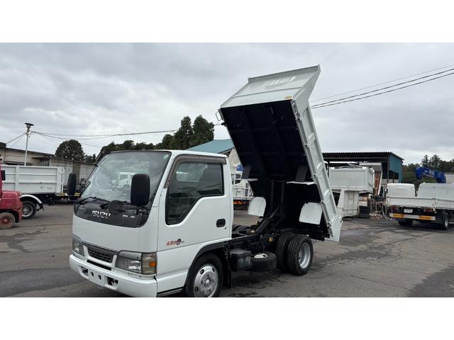 エルフトラック ダンプ　３トンダンプ　低床　積載量３０００ｋｇ　Ｈ１５（２００３）　ＤＰＤなし　ＭＴ５　排ガス適合車　ＮＯ・８（3枚目）