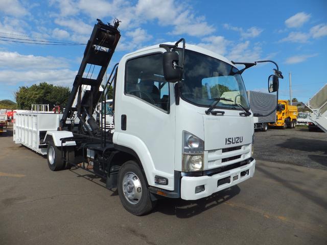 フォワード 　コンテナ専用車　脱着装置付　スライドワイヤー式　最大積載量３６５０ｋｇ　新明和　ＭＴ６　ＥＴＣ付　排ガス適合車　ＮＯ・３８（5枚目）