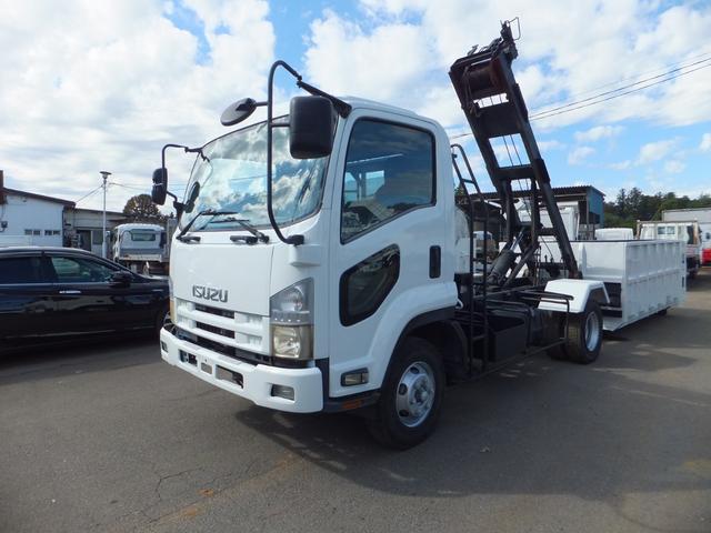 フォワード 　コンテナ専用車　脱着装置付　スライドワイヤー式　最大積載量３６５０ｋｇ　新明和　ＭＴ６　ＥＴＣ付　排ガス適合車　ＮＯ・３８（24枚目）