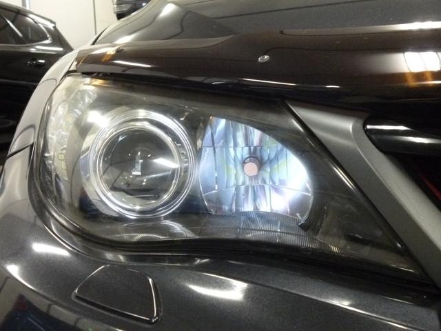 インプレッサ WRX STI Aライン STI4本出し パドルシフト付5AT プッシュスタート/スマートキー2本 パワー機能付オレンジレザーシート チルト/スライド機能付サンルーフ フルセグTV 走行中視聴 純正18インチアルミ カーボンパーツ(25枚目)