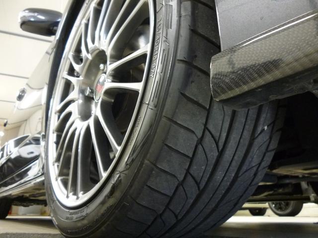 インプレッサ WRX STI Aライン STI4本出し パドルシフト付5AT プッシュスタート/スマートキー2本 パワー機能付オレンジレザーシート チルト/スライド機能付サンルーフ フルセグTV 走行中視聴 純正18インチアルミ カーボンパーツ(42枚目)