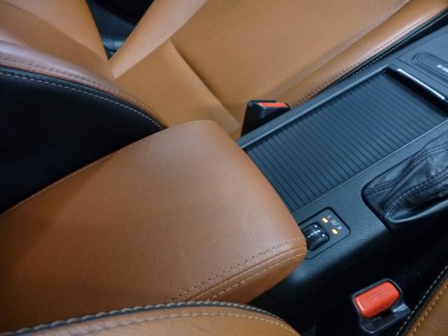 インプレッサ WRX STI Aライン STI4本出し パドルシフト付5AT プッシュスタート/スマートキー2本 パワー機能付オレンジレザーシート チルト/スライド機能付サンルーフ フルセグTV 走行中視聴 純正18インチアルミ カーボンパーツ(76枚目)