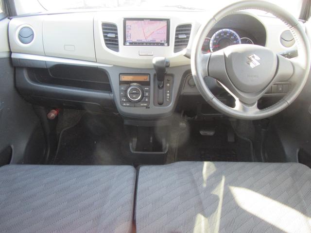 ワゴンＲ ＦＸリミテッド　アイドリングストップ・ナビ・ＴＶ・ＣＤ・スマートキー・プッシュスタート・オートエアコン・ベンチシート・ウィンカーミラー・ＨＩＤライト・アルミホイール（19枚目）