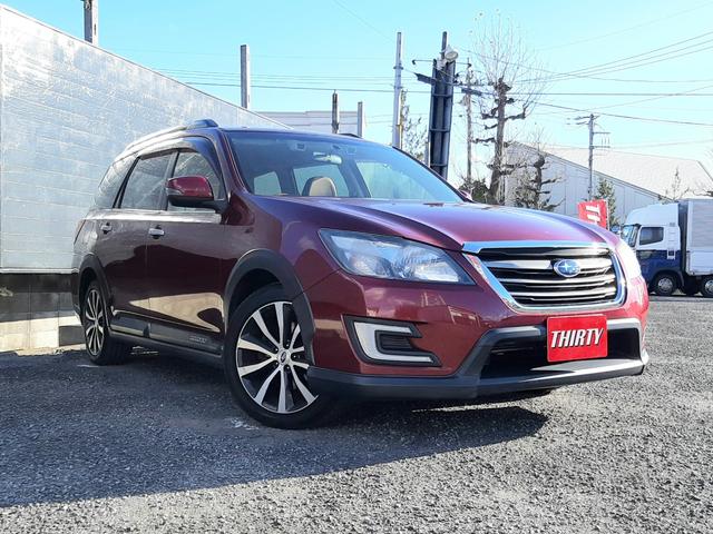 エクシーガクロスオーバー７ ２．５ｉアイサイト　４ＷＤ　カロッツェリアナビ　タンレザー調シート　電動シート　シートヒーター　ルーフレール　禁煙車　アダプティブクルーズコントロール　バックカメラ　Ｂｌｕｅｔｏｏｔｈ　ＥＴＣ　パドルシフト　スマートキー（3枚目）