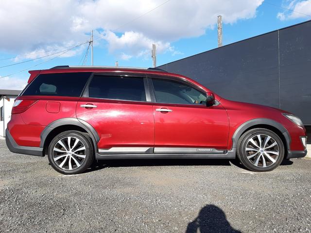 エクシーガクロスオーバー７ ２．５ｉアイサイト　４ＷＤ　カロッツェリアナビ　タンレザー調シート　電動シート　シートヒーター　ルーフレール　禁煙車　アダプティブクルーズコントロール　バックカメラ　Ｂｌｕｅｔｏｏｔｈ　ＥＴＣ　パドルシフト　スマートキー（4枚目）