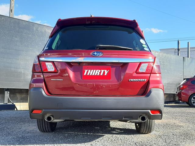 エクシーガクロスオーバー７ ２．５ｉアイサイト　４ＷＤ　カロッツェリアナビ　タンレザー調シート　電動シート　シートヒーター　ルーフレール　禁煙車　アダプティブクルーズコントロール　バックカメラ　Ｂｌｕｅｔｏｏｔｈ　ＥＴＣ　パドルシフト　スマートキー（7枚目）