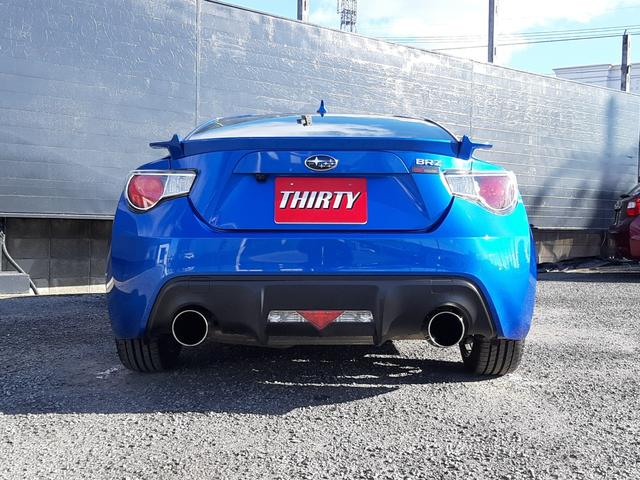 BRZ S 6速MT HKSマフラー BLITZエアクリーナー/サクションパイプ STIタワーバー リアスポイラー バックカメラ Bluetooth ETC プッシュスタート ハーフレザー 禁煙車 HIDライト(7枚目)