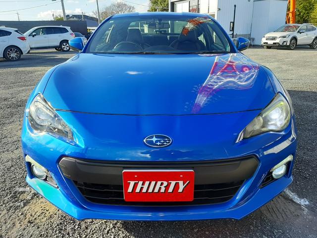 BRZ S 6速MT HKSマフラー BLITZエアクリーナー/サクションパイプ STIタワーバー リアスポイラー バックカメラ Bluetooth ETC プッシュスタート ハーフレザー 禁煙車 HIDライト(80枚目)