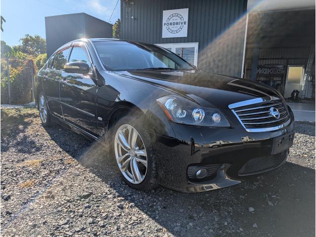 フーガ 250GT タイプS 後期型 HDDナビ テレビ プッシュスタート スマートキー 19インチアルミ タイプSエアロバンパー クリアーテール 運転席助手席パワーシート ウインカーミラー ディスチャージライト ETC(6枚目)