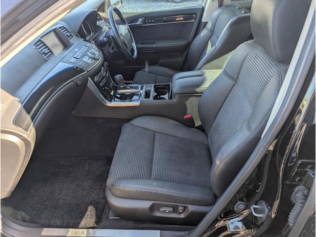 フーガ 250GT タイプS 後期型 HDDナビ テレビ プッシュスタート スマートキー 19インチアルミ タイプSエアロバンパー クリアーテール 運転席助手席パワーシート ウインカーミラー ディスチャージライト ETC(31枚目)