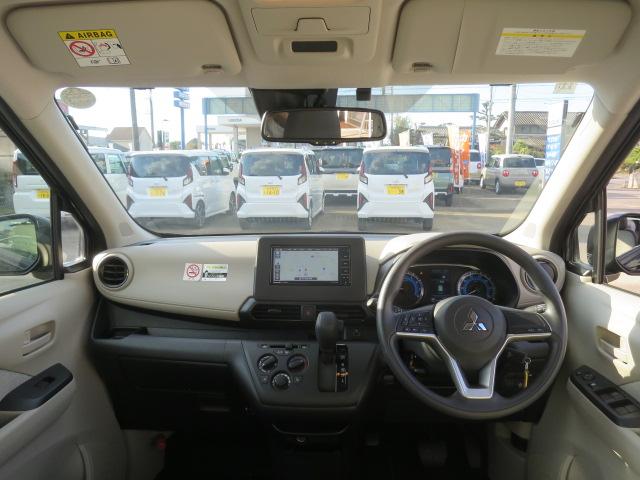 eKワゴン M バックカメラ ナビ TV クリアランスソナー レーンアシスト 衝突被害軽減システム オートライト キーレスエントリー アイドリングストップ 電動格納ミラー シートヒーター ベンチシート CVT(2枚目)