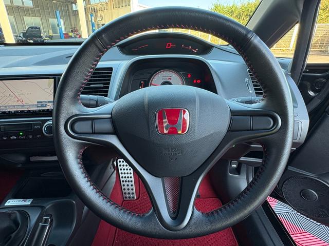 シビック タイプR フルノーマルオリジナル車/社外HDDナビ(14枚目)