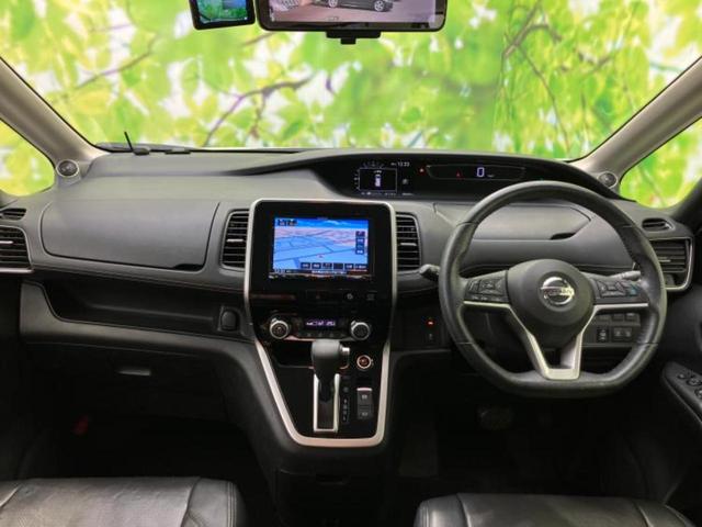 セレナ ハイウェイスターVセレクション 新品タイヤ/保証書/社外 8インチ SDナビ/インテリジェントルームミラー/エマージェンシーブレーキ/両側電動スライドドア/アラウンドビューモニター/車線逸脱防止支援システム/ヘッドランプ LED(4枚目)