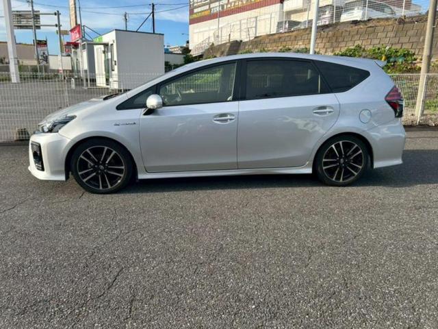 プリウスアルファ Ｓツーリングセレクション・Ｇｓ　新品タイヤ／保証書／純正　８インチ　ＳＤナビ／シート　ハーフレザー／ヘッドランプ　ＬＥＤ／ＥＴＣ／ＥＢＤ付ＡＢＳ／横滑り防止装置／アイドリングストップ／バックモニター／フルセグＴＶ　バックカメラ（2枚目）