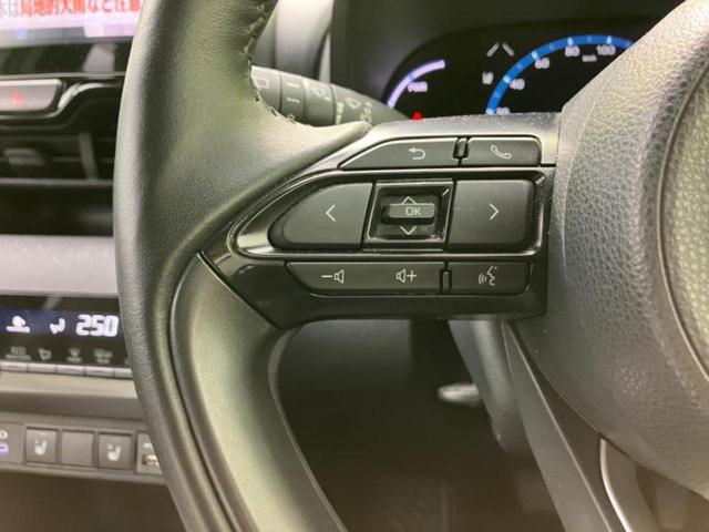 ヤリスクロス ハイブリッドZ 保証書/ディスプレイオーディオ+ナビ8インチ/トヨタセーフティセンス/シートヒーター 前席/パノラミックビューモニター/車線逸脱防止支援システム/パーキングアシスト バックガイド 衝突被害軽減システム(28枚目)