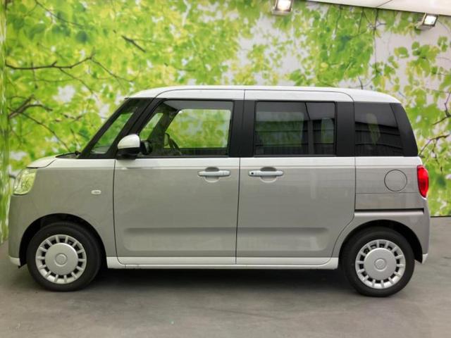 ムーヴキャンバス ストライプスＸ　純正　ＳＤナビ／スマートアシスト（トヨタ・ダイハツ）／両側電動スライドドア／車線逸脱防止支援システム／ＵＳＢジャック／Ｂｌｕｅｔｏｏｔｈ接続／ＥＢＤ付ＡＢＳ／横滑り防止装置／アイドリングストップ（2枚目）