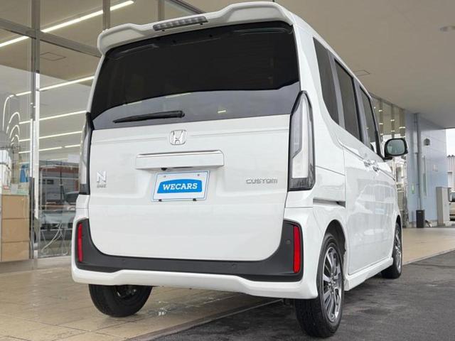 Ｎ－ＢＯＸカスタム ヒョウジュン　保証書／ホンダセンシング／電動スライドドア／シートヒーター　前席／車線逸脱防止支援システム／ヘッドランプ　ＬＥＤ／ＵＳＢジャック／ＥＢＤ付ＡＢＳ／横滑り防止装置／アイドリングストップ／禁煙車（3枚目）