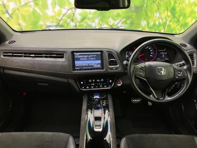 ヴェゼル ハイブリッドＲＳ・ホンダセンシング　保証書／純正　８インチ　ＳＤナビ／シートヒーター／シート　ハーフレザー／ヘッドランプ　ＬＥＤ／ＵＳＢジャック／Ｂｌｕｅｔｏｏｔｈ接続／ＨＤＭＩ接続／ＥＴＣ／ＥＢＤ付ＡＢＳ／横滑り防止装置　バックカメラ（4枚目）