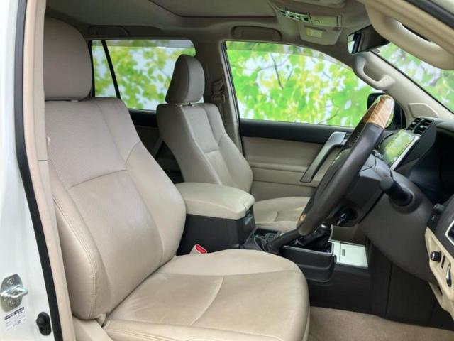 ランドクルーザープラド ４ＷＤ　ＴＸ　Ｌパッケージ　新品タイヤ／サンルーフ／ディスプレイオーディオ＋ナビ９インチ／トヨタセーフティセンス／シートヒーター　前席／パノラミックビューモニター／車線逸脱防止支援システム／シート　ハーフレザー　全周囲カメラ（5枚目）