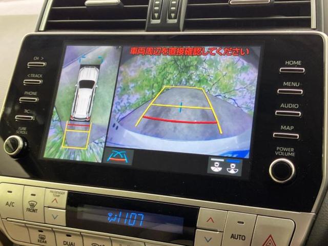 ランドクルーザープラド ４ＷＤ　ＴＸ　Ｌパッケージ　新品タイヤ／サンルーフ／ディスプレイオーディオ＋ナビ９インチ／トヨタセーフティセンス／シートヒーター　前席／パノラミックビューモニター／車線逸脱防止支援システム／シート　ハーフレザー　全周囲カメラ（11枚目）