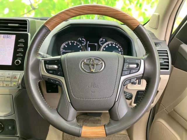 ランドクルーザープラド ４ＷＤ　ＴＸ　Ｌパッケージ　新品タイヤ／サンルーフ／ディスプレイオーディオ＋ナビ９インチ／トヨタセーフティセンス／シートヒーター　前席／パノラミックビューモニター／車線逸脱防止支援システム／シート　ハーフレザー　全周囲カメラ（17枚目）