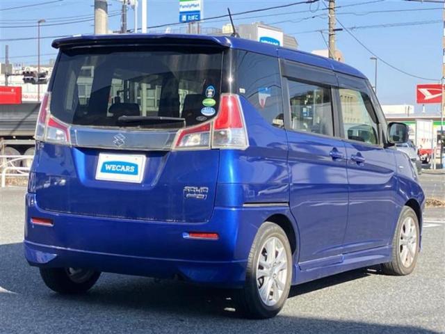 ソリオ ハイブリッドＭＺ　新品タイヤ／社外　８インチ　ＳＤナビ／デュアルカメラブレーキサポート（スズキ）／両側電動スライドドア／シートヒーター　運転席／車線逸脱防止支援システム／ヘッドランプ　ＨＩＤ　バックカメラ　ワンオーナー（3枚目）