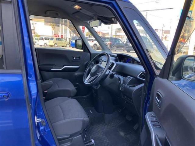 ソリオ ハイブリッドＭＺ　新品タイヤ／社外　８インチ　ＳＤナビ／デュアルカメラブレーキサポート（スズキ）／両側電動スライドドア／シートヒーター　運転席／車線逸脱防止支援システム／ヘッドランプ　ＨＩＤ　バックカメラ　ワンオーナー（5枚目）