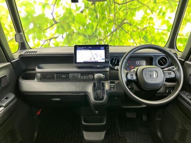 Ｎ－ＢＯＸカスタム コーディネートスタイルモノトーン　新品タイヤ／純正　９インチ　ＳＤナビ／ホンダセンシング／両側電動スライドドア／シートヒーター　前席／車線逸脱防止支援システム／シート　ハーフレザー／ドライブレコーダー　前後／ヘッドランプ　ＬＥＤ（4枚目）