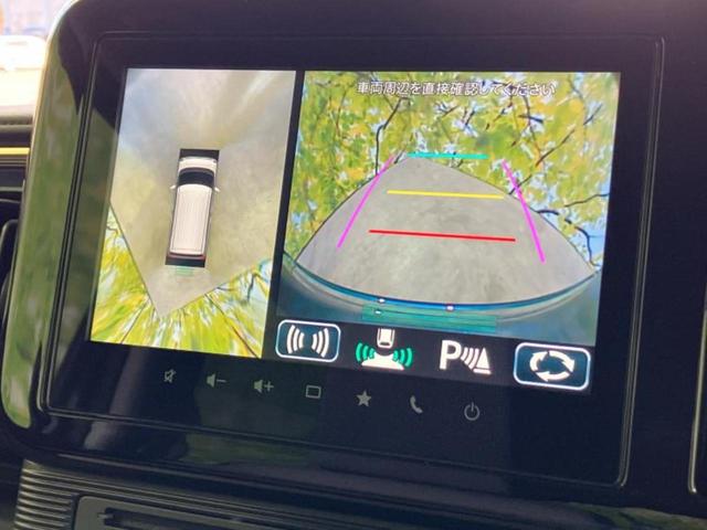 ワゴンＲスマイル ハイブリッドＸ　保証書／純正　９インチ　メモリーナビ／セーフティサポート（スズキ）／両側電動スライドドア／シートヒーター　運転席／全方位モニター用カメラ／車線逸脱防止支援システム／ヘッドランプ　ＬＥＤ　全周囲カメラ（11枚目）