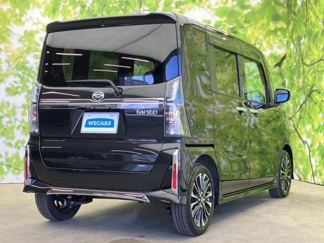 タント カスタムＲＳ　保証書／社外　ＳＤナビ／フリップダウンモニター　社外　１０．２インチ／スマートアシスト（トヨタ・ダイハツ）／両側電動スライドドア／シートヒーター　前席／パノラマモニター／車線逸脱防止支援システム（3枚目）