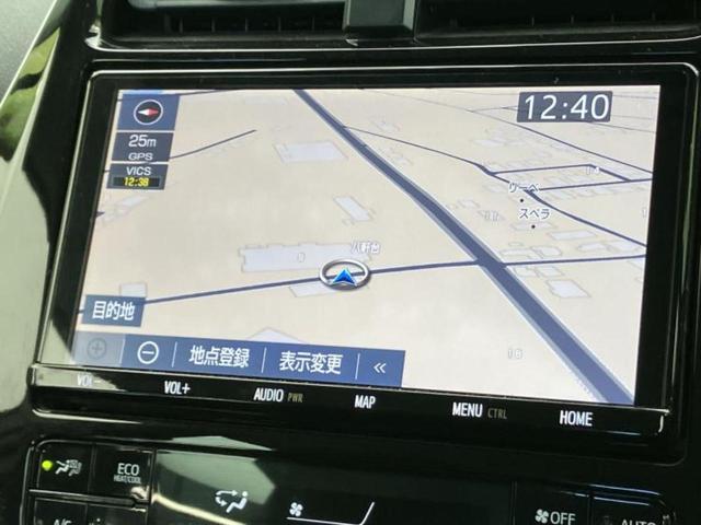 プリウス Ｓセーフティプラス２　保証書／純正　９インチ　ＳＤナビ／トヨタセーフティセンス／全方位モニター／車線逸脱防止支援システム／ヘッドランプ　ＬＥＤ／Ｂｌｕｅｔｏｏｔｈ接続／ＥＢＤ付ＡＢＳ／横滑り防止装置　衝突被害軽減システム（9枚目）