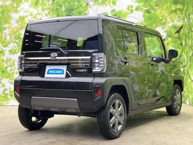 タフト Ｇダーククロムベンチャー　ガラスルーフ／保証書／社外　メモリーナビ／スマートアシスト（トヨタ・ダイハツ）／シートヒーター　前席／パノラマモニター／車線逸脱防止支援システム／ヘッドランプ　ＬＥＤ／ＵＳＢジャック　全周囲カメラ（3枚目）