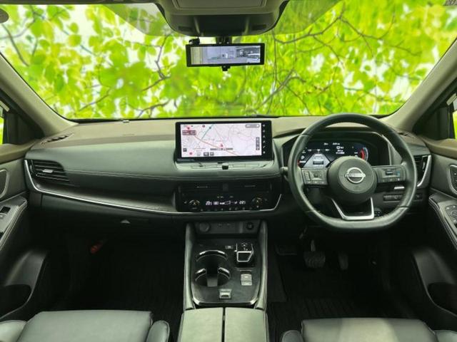 エクストレイル Ｇ　★★★保証書／純正　１２．３インチ　メモリーナビ／インテリジェントルームミラー／エマージェンシーブレーキ／シートヒーター　全席／アラウンドビューモニター／車線逸脱防止支援システム／シート　合皮（4枚目）