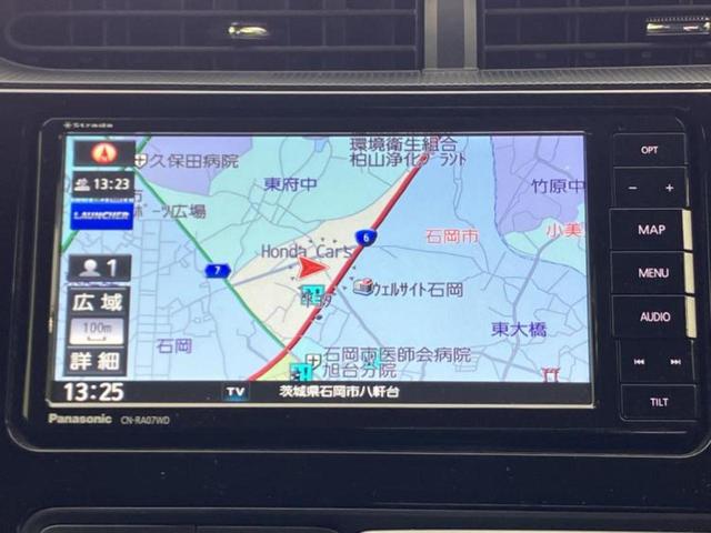 アクア S 社外 SDナビ/Bluetooth接続/ETC/EBD付ABS/横滑り防止装置/アイドリングストップ/バックモニター/フルセグTV/DVD/エアバッグ 運転席/エアバッグ 助手席/パワーウインドウ(10枚目)