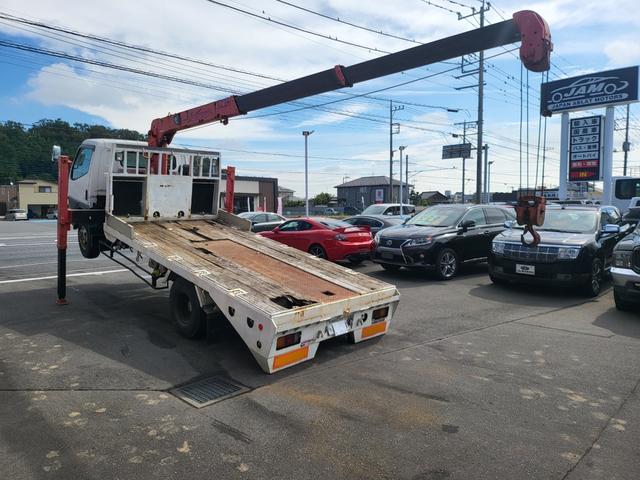 キャンター 超ロングターボ　クレーン　セルフ　ハイジャッキ　６速ＭＴ　ターボ　積載量２９５０ｋｇ　荷台４２９ｃｍ　幅２１０ｃｍ（2枚目）