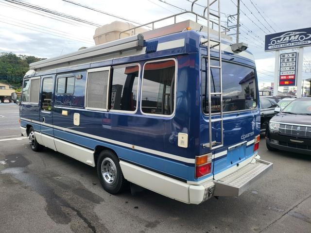コースター 　キャンピングバス　ターボ　７人乗り　トイレ　冷蔵庫　シャワー　オートマ　Ｂカメラ　車検２年　点検整備（21枚目）