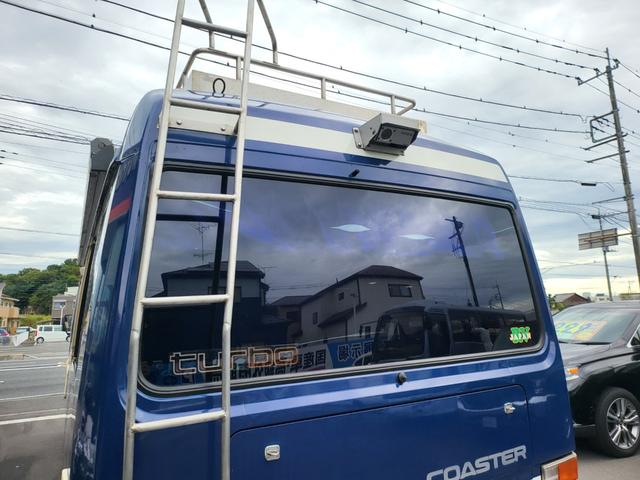 コースター 　キャンピングバス　ターボ　７人乗り　トイレ　冷蔵庫　シャワー　オートマ　Ｂカメラ　車検２年　点検整備（40枚目）