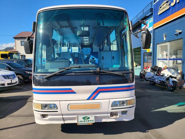 エアロミディ 中型観光バス ターボ 6速MT ターボ 排ガス適合 自動ドア 法定整備 車検1年(8枚目)