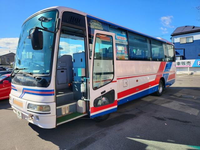 エアロミディ 中型観光バス ターボ 6速MT ターボ 排ガス適合 自動ドア 法定整備 車検1年(9枚目)