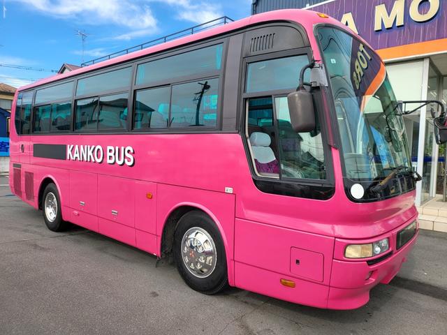 エアロミディ 　２９人乗り　観光バス　サロン仕様　６速ＭＴ　フィンガーシフト　ターボ　法定整備　車検１年　エアサス　自動ドア（7枚目）