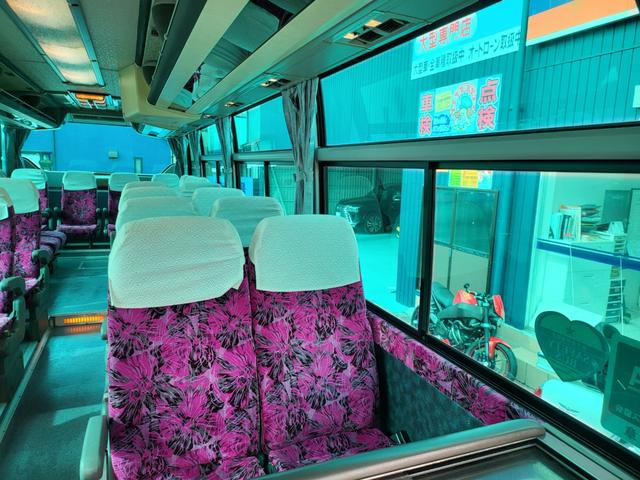 エアロミディ 　２９人乗り　観光バス　サロン仕様　６速ＭＴ　フィンガーシフト　ターボ　法定整備　車検１年　エアサス　自動ドア（33枚目）