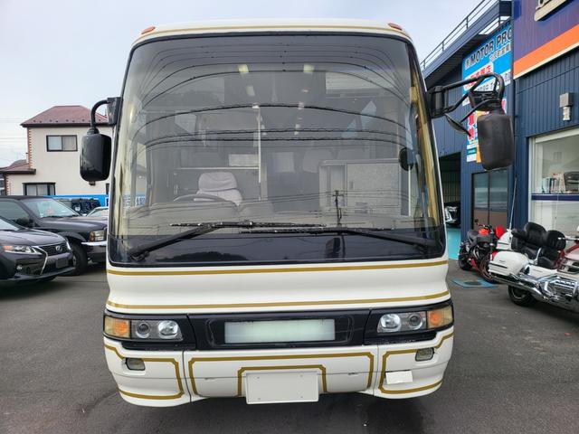 エアロミディ 　２９人乗り　観光仕様　サロン仕様　フィンガーシフト　ターボ　法定整備　車検１年　エアサス　自動ドア（8枚目）