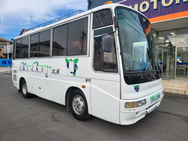 エアロミディ 　２９人乗り　観光バス　自動ドア　６速ＭＴ　エアサス　７ｍ　法定整備　車検１年（6枚目）