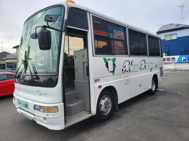 エアロミディ 　２９人乗り　観光バス　自動ドア　６速ＭＴ　エアサス　７ｍ　法定整備　車検１年（7枚目）