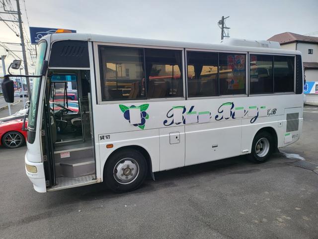 エアロミディ 　２９人乗り　観光バス　自動ドア　６速ＭＴ　エアサス　７ｍ　法定整備　車検１年（8枚目）