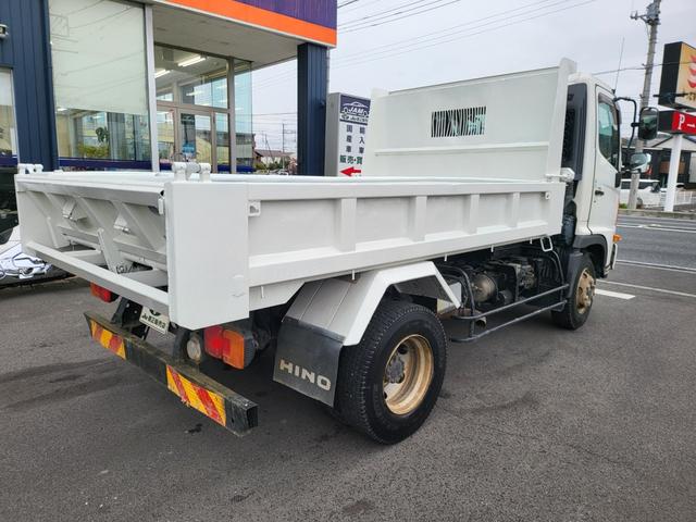 ヒノレンジャー ダンプ ダンプ3600kg ターボ 6速マニュアル 排ガス適合 寸法541cm 幅219cm 高246cm(4枚目)