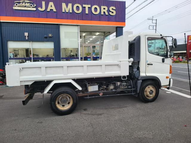 ヒノレンジャー ダンプ ダンプ3600kg ターボ 6速マニュアル 排ガス適合 寸法541cm 幅219cm 高246cm(5枚目)