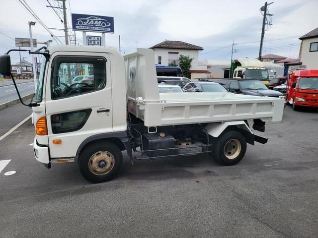 ヒノレンジャー ダンプ ダンプ3600kg ターボ 6速マニュアル 排ガス適合 寸法541cm 幅219cm 高246cm(6枚目)
