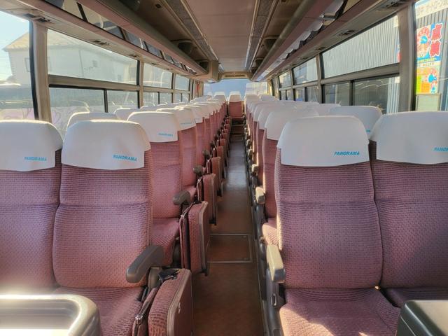 エアロエース 大型バス 62人乗り 6速MT サブエンジン 自動ドア Bカメラ 走行9万キロ 法定点検整備(3枚目)